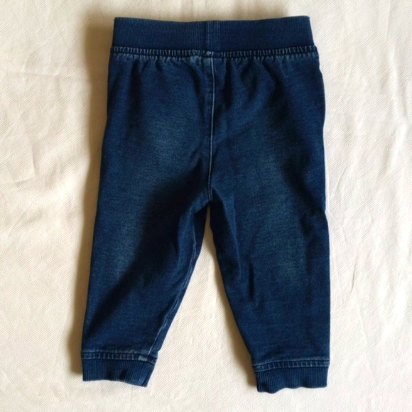 george stretch knit denim joggers pants 6-12 months baby boy - Picture 9 of 10